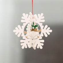 Laden Sie das Bild in den Galerie-Viewer, Weihnachten Anhänger aus Holz
