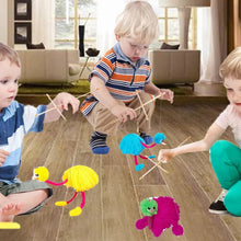 Laden Sie das Bild in den Galerie-Viewer, Straußenmarionetten Schnurpuppen