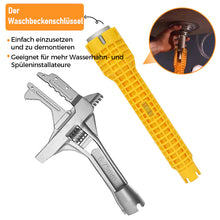 Laden Sie das Bild in den Galerie-Viewer, Multifunktionales Badezimmer-Schraubenschlüssel-Werkzeug