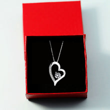 Laden Sie das Bild in den Galerie-Viewer, Herzförmige Strass-Halskette