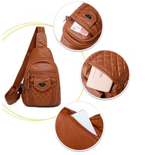 Laden Sie das Bild in den Galerie-Viewer, Einfache Umhängetasche aus weichem Leder