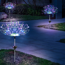 Laden Sie das Bild in den Galerie-Viewer, Wasserdichte Solargarten-Feuerwerkslampe