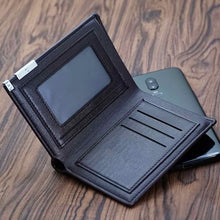 Laden Sie das Bild in den Galerie-Viewer, Kurze Brieftasche mit Eisenkante