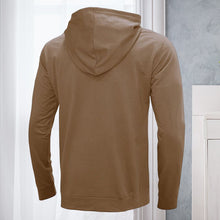 Laden Sie das Bild in den Galerie-Viewer, Einfarbiger Langarm-Hoodie