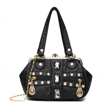 Laden Sie das Bild in den Galerie-Viewer, Damen Stilvolle Handtasche mit Schmucksteinen