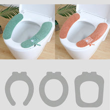Laden Sie das Bild in den Galerie-Viewer, Waschbare Toilettensitzauflage aus Plüsch