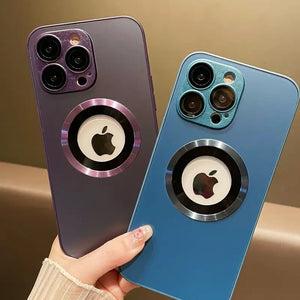 Magnetische iPhone-Hülle aus mattiertem Glas