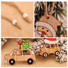 Laden Sie das Bild in den Galerie-Viewer, Weihnachtsschmuck aus Holz (12 Stück)