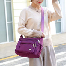 Laden Sie das Bild in den Galerie-Viewer, Damen lässige diebstahlsichere wasserdichte Umhängetasche mit mehreren Fächern
