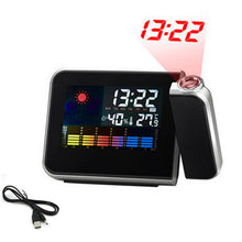 Laden Sie das Bild in den Galerie-Viewer, Multifunktionaler kreativer LED Projektionswecker