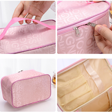 Laden Sie das Bild in den Galerie-Viewer, Quadratische Kosmetiktasche mit großem Fassungsvermögen