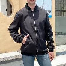Laden Sie das Bild in den Galerie-Viewer, Herren Modische Bomberjacke