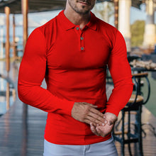 Laden Sie das Bild in den Galerie-Viewer, Stilvolles Sportshirt mit Revers