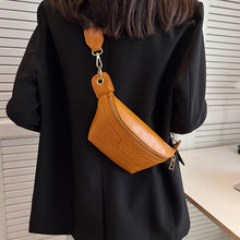 Laden Sie das Bild in den Galerie-Viewer, Gürteltasche im koreanischen Stil mit karierten Nähten