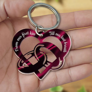 Personalisierter Herz-Schlüsselanhänger