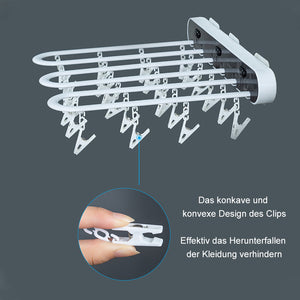 Multifunktionaler faltbarer drehbarer Wäscheständer