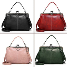 Laden Sie das Bild in den Galerie-Viewer, Retro Ölwachs Umhängetasche mit großem Fassungsvermögen