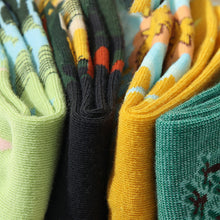 Laden Sie das Bild in den Galerie-Viewer, Bedruckte Strümpfe aus Baumwolle