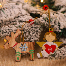 Laden Sie das Bild in den Galerie-Viewer, Weihnachtsschmuck aus Holz (12 Stück)