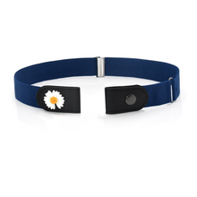 Laden Sie das Bild in den Galerie-Viewer, Schnallenfreie Elastische Gänseblümchen-Taillengürtel