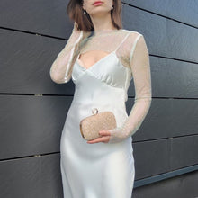 Laden Sie das Bild in den Galerie-Viewer, Französischer Netz-Sonnenschal mit Diamanten