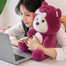 Laden Sie das Bild in den Galerie-Viewer, Lila Bärenpuppe