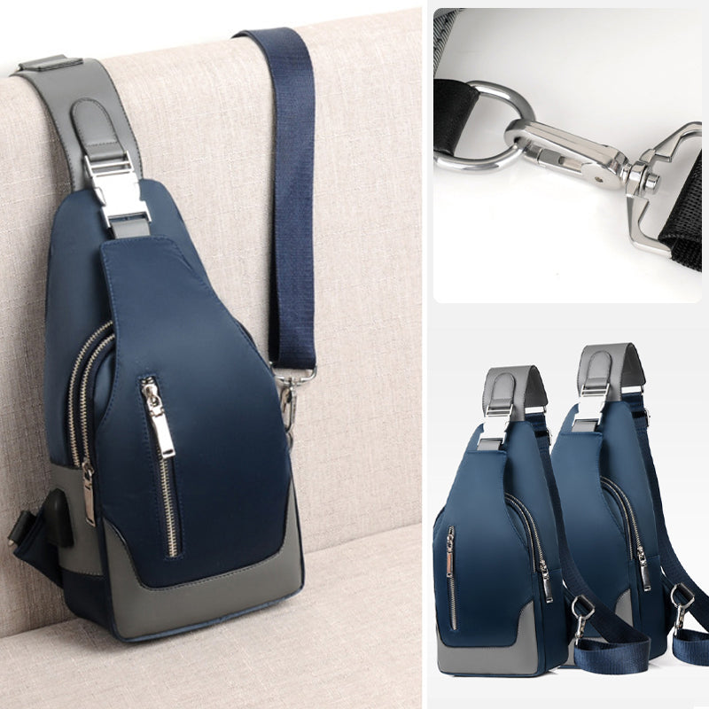 Lässige USB-Brusttasche