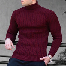 Laden Sie das Bild in den Galerie-Viewer, Lässiger Langärmliger Rollkragenpullover für Herren
