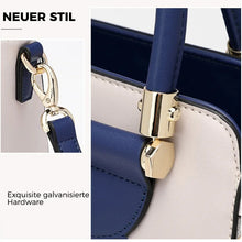 Laden Sie das Bild in den Galerie-Viewer, Modische Kontrast-Handtasche Aus PU-Leder