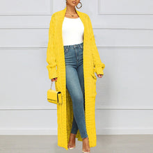 Laden Sie das Bild in den Galerie-Viewer, Lange Twist-Pullover-Jacke