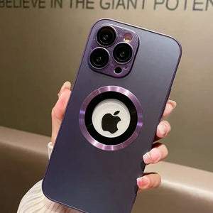 Magnetische iPhone-Hülle aus mattiertem Glas