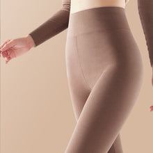 Laden Sie das Bild in den Galerie-Viewer, Thermohose mit beidseitiges Schleifenfleece und hoher Taille