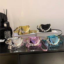 Laden Sie das Bild in den Galerie-Viewer, Stilvolle vielseitige Handtasche mit Perlen