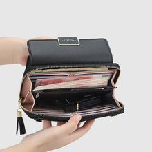 Laden Sie das Bild in den Galerie-Viewer, RFID-blockierende Umhängetasche mit mehreren Steckplätzen