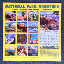 Laden Sie das Bild in den Galerie-Viewer, 2023 Monster-Thema Nationalpark Kalender