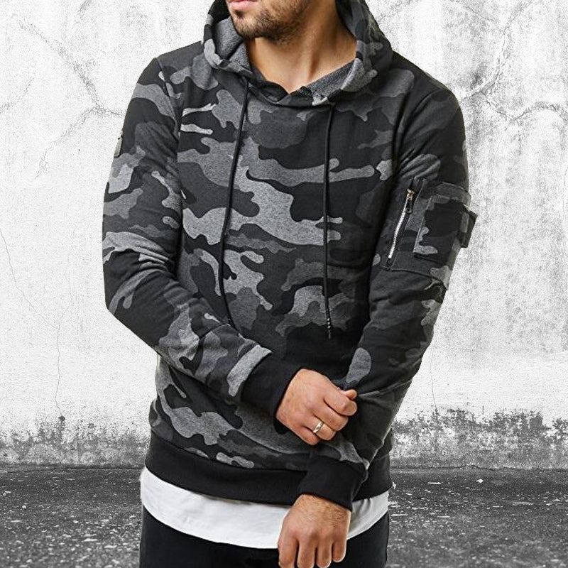 Stylischer Hoodie mit Tarnung-Print