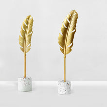 Laden Sie das Bild in den Galerie-Viewer, Goldener Blatt Schmuck
