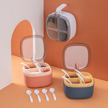 Laden Sie das Bild in den Galerie-Viewer, Gewürzbox mit vier Rosten für die Küche mit Deckel