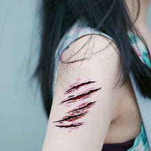 Laden Sie das Bild in den Galerie-Viewer, Gruseliges Temporäres Halloween-Tattoo