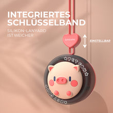 Laden Sie das Bild in den Galerie-Viewer, Wiederaufladbarer tragbarer blattloser Zeichentricktier Lüfter