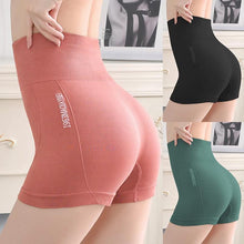 Laden Sie das Bild in den Galerie-Viewer, Nahtlose Shorts mit hoher Taille