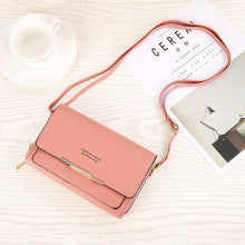 Laden Sie das Bild in den Galerie-Viewer, Umhängetasche aus PU mit mehreren Kartenfächern