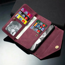 Laden Sie das Bild in den Galerie-Viewer, Handytasche aus Leder in Briefumschlagform