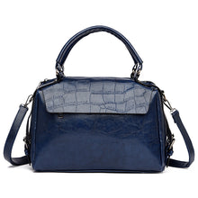 Laden Sie das Bild in den Galerie-Viewer, Krokodildruck Damen Umhängetasche