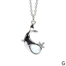 Laden Sie das Bild in den Galerie-Viewer, Süße einfache Wal Halskette