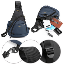 Laden Sie das Bild in den Galerie-Viewer, Brusttasche aus Nylongewebe mit großem Fassungsvermögen