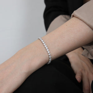 Funkelndes Moissanit-Armband