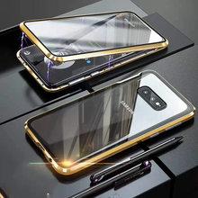 Laden Sie das Bild in den Galerie-Viewer, Magnetische gehärtete Handyhülle für Samsung
