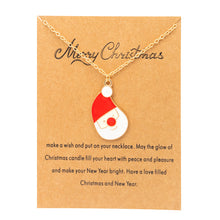 Laden Sie das Bild in den Galerie-Viewer, Legierungshalskette der Weihnachtsserie