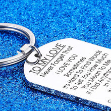Laden Sie das Bild in den Galerie-Viewer, ZU MEINER LIEBE - Motivierender Schlüsselanhänger
